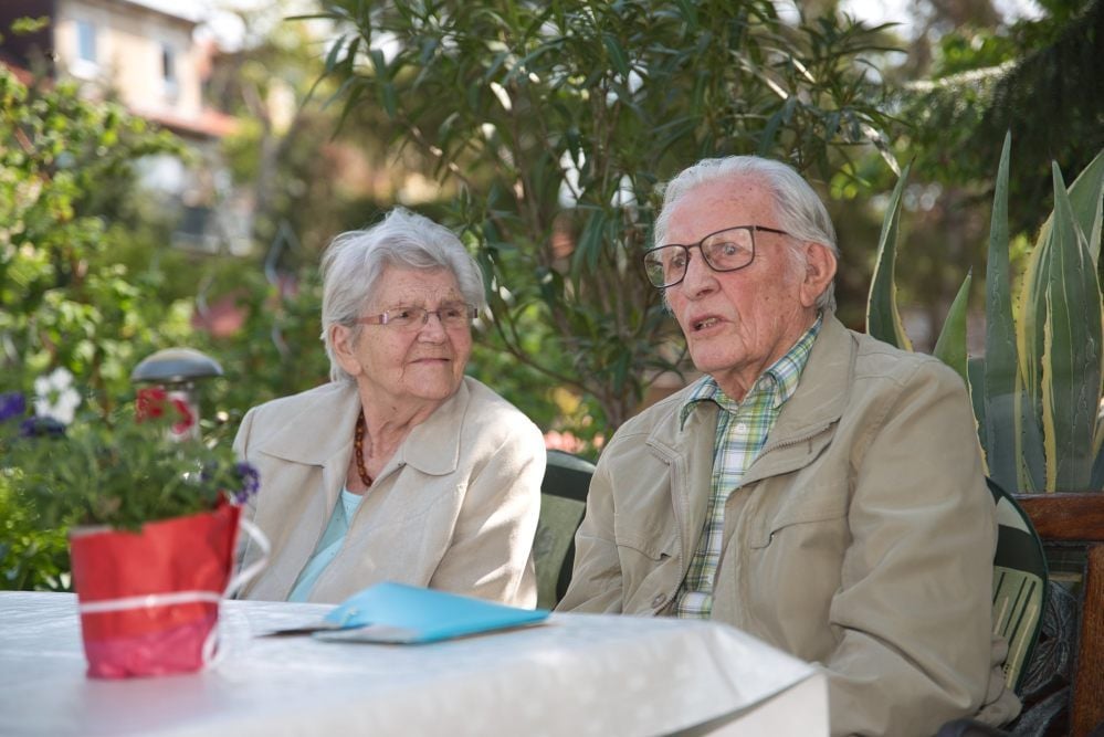 Elfriede und Reinhard Hübner sind seit 70 Jahren miteinander verheiratet.