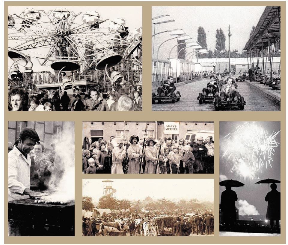 Mit Sicherheit sind nicht alle diese Fotos aus dem Jahr 1987, auf das sich große Teile dieses Beitrags beziehen. Aber der Twister oben links, das Foto oben in der Mitte und das vom Feuerwerk könnten zeitlich passen. Wer erkennt sich darauf wieder? Melden Sie sich.