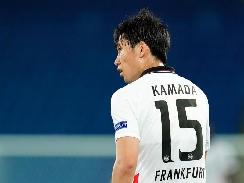 Hat seinen Vertrag mit Eintracht Frankfurt verlängert: Daichi Kamada. Foto: Uwe Anspach/dpa