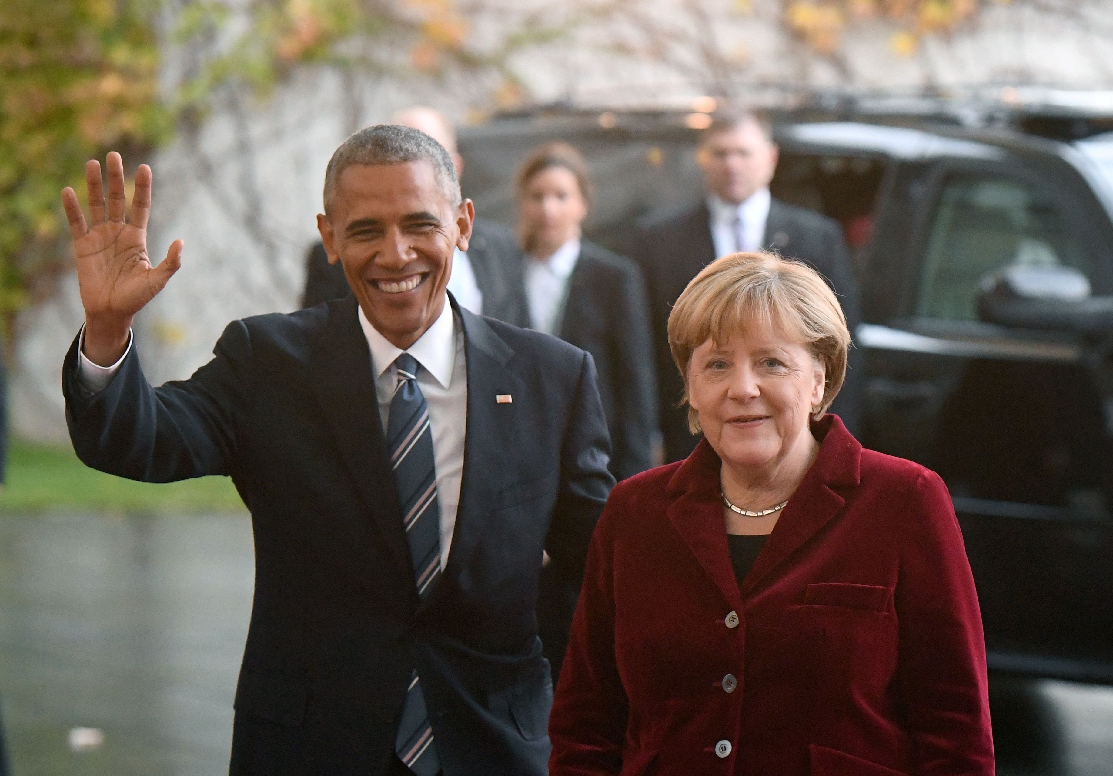 US-Präsident Barack Obama und Bundeskanzlerin Angela Merkel in Berlin.