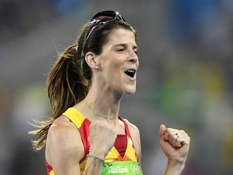 Ruth Beitia benötigt für den Sieg keinen Zwei-Meter-Sprung. Foto: Franck Robichon