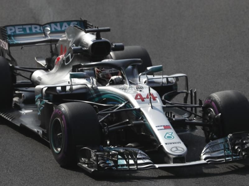 Lewis Hamilton vom Team Mercedes AMG Petronas Motorsport kann beim Großen Preis von Mexiko zum Weltmeister werden. Foto: Marco Ugarte/AP
