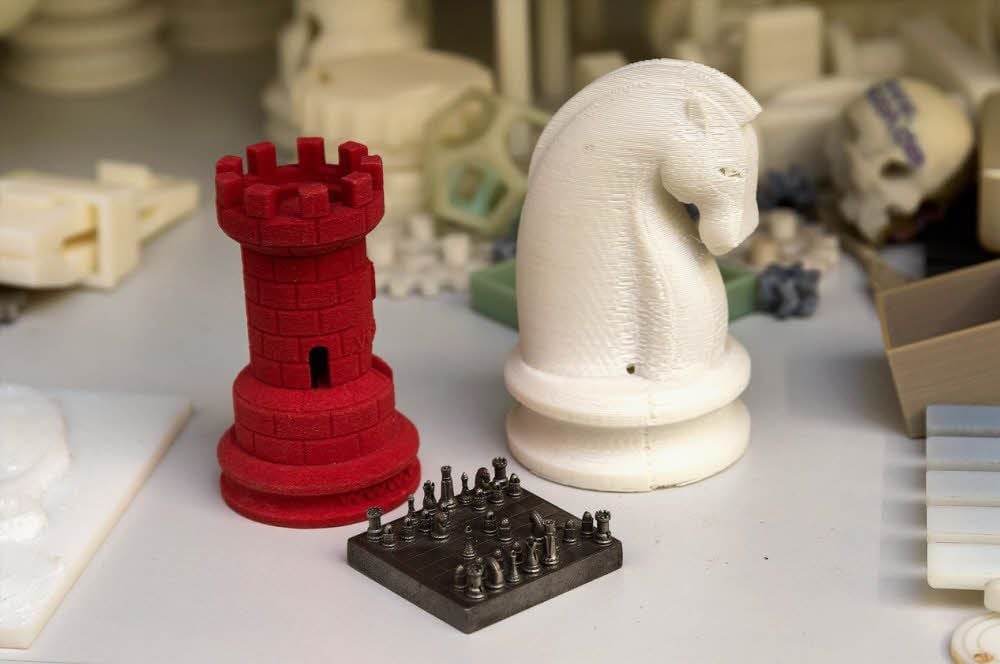 Solche Gegenstände kann der 3-D-Drucker produzieren.