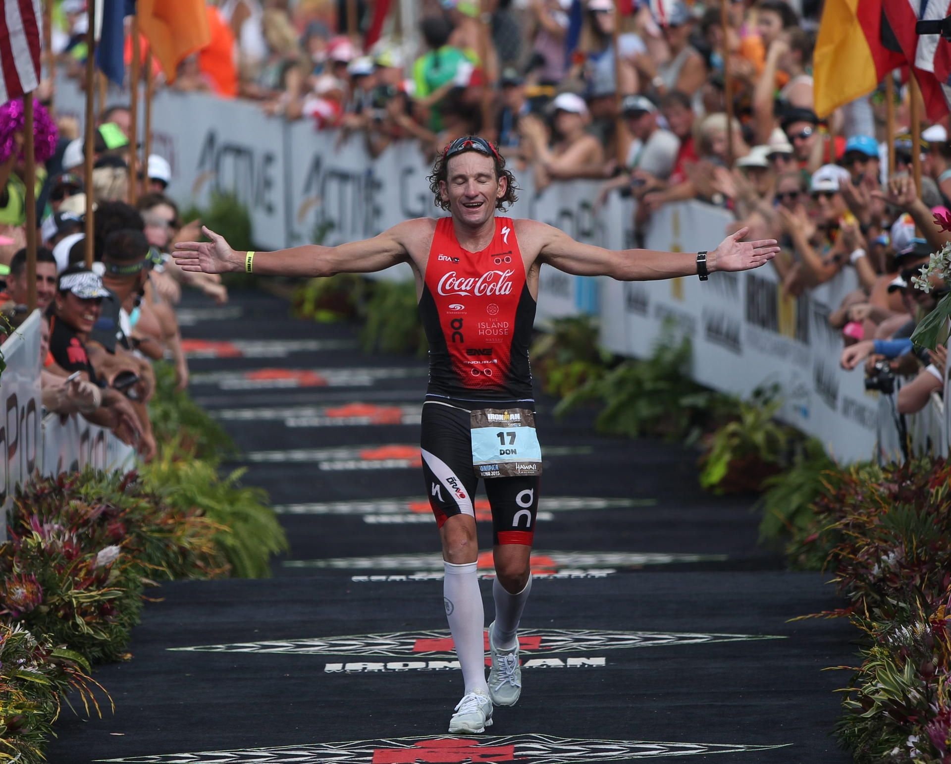 Marathon-Läufer Tim Don, hier 2015 beim Ironman auf Hawaii.