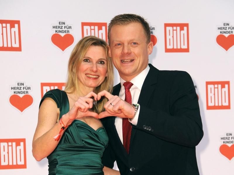 Marc Bator und seine Frau Hellen 2011 bei der Gala „Ein Herz für Kinder” in Berlin. Foto: Britta Pedersen