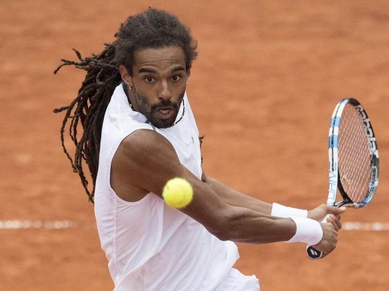 Dustin Brown will bei den French Open das Hauptfeld erreichen. Foto: Peter Schneider/KEYSTONE