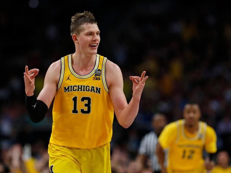 Führte Michigan ins Final-Four-Turnier der US-College-Meisterschaft: Moritz Wagner aus Berlin. Foto: Charlie Neibergall