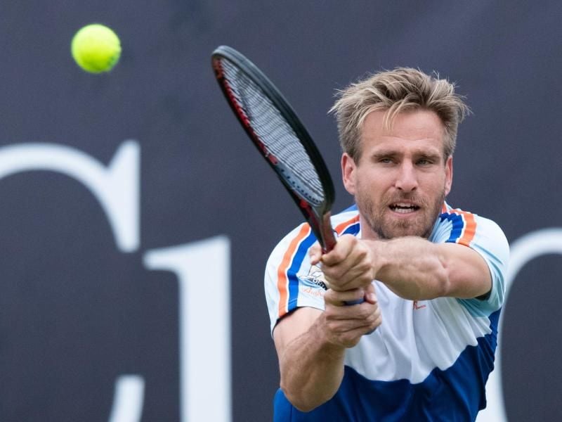 Muss in Wimbledon früh die Heimreise antreten: Peter Gojowczyk. Foto: Silas Stein