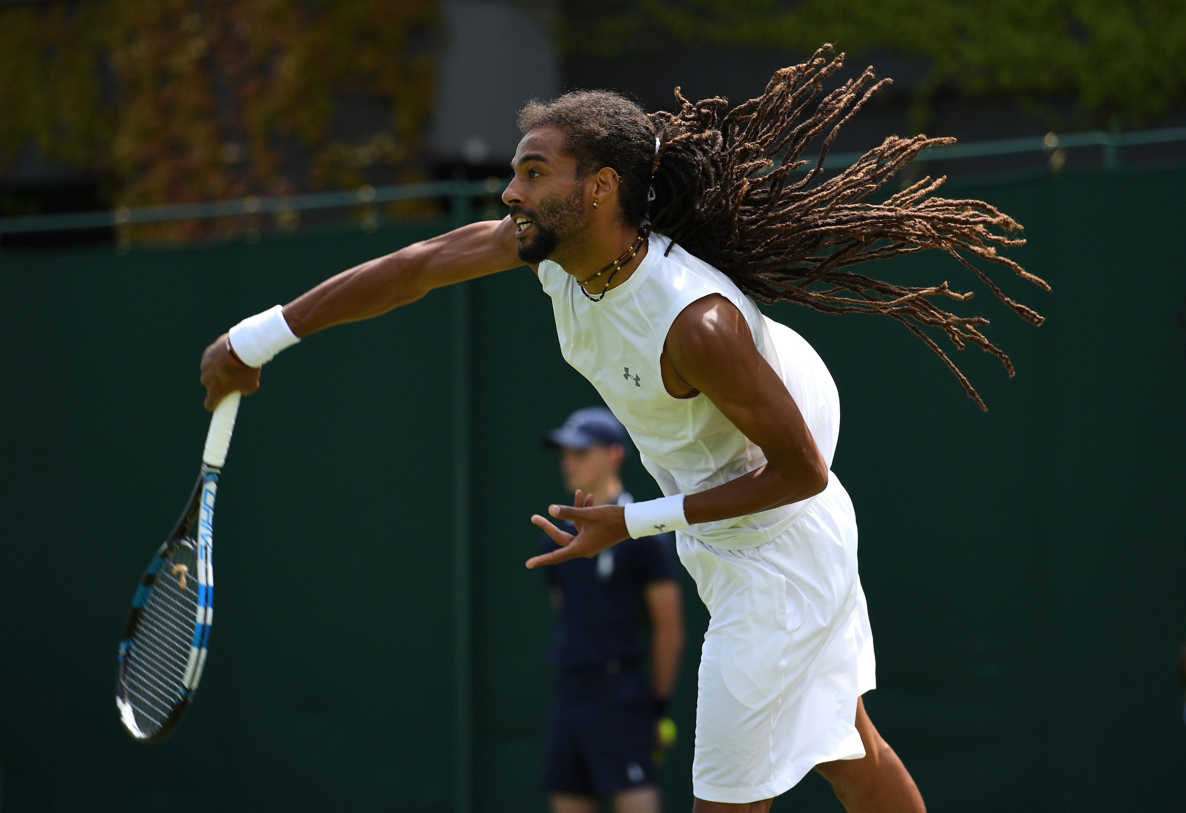 Dustin Brown hat in Wimbledon die zweite Runde erreicht.