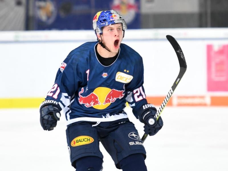 Dominik Kahun hat beste Chancen auf einen Kaderplatz bei den Chicago Blackhawks. Foto: Tobias Hase