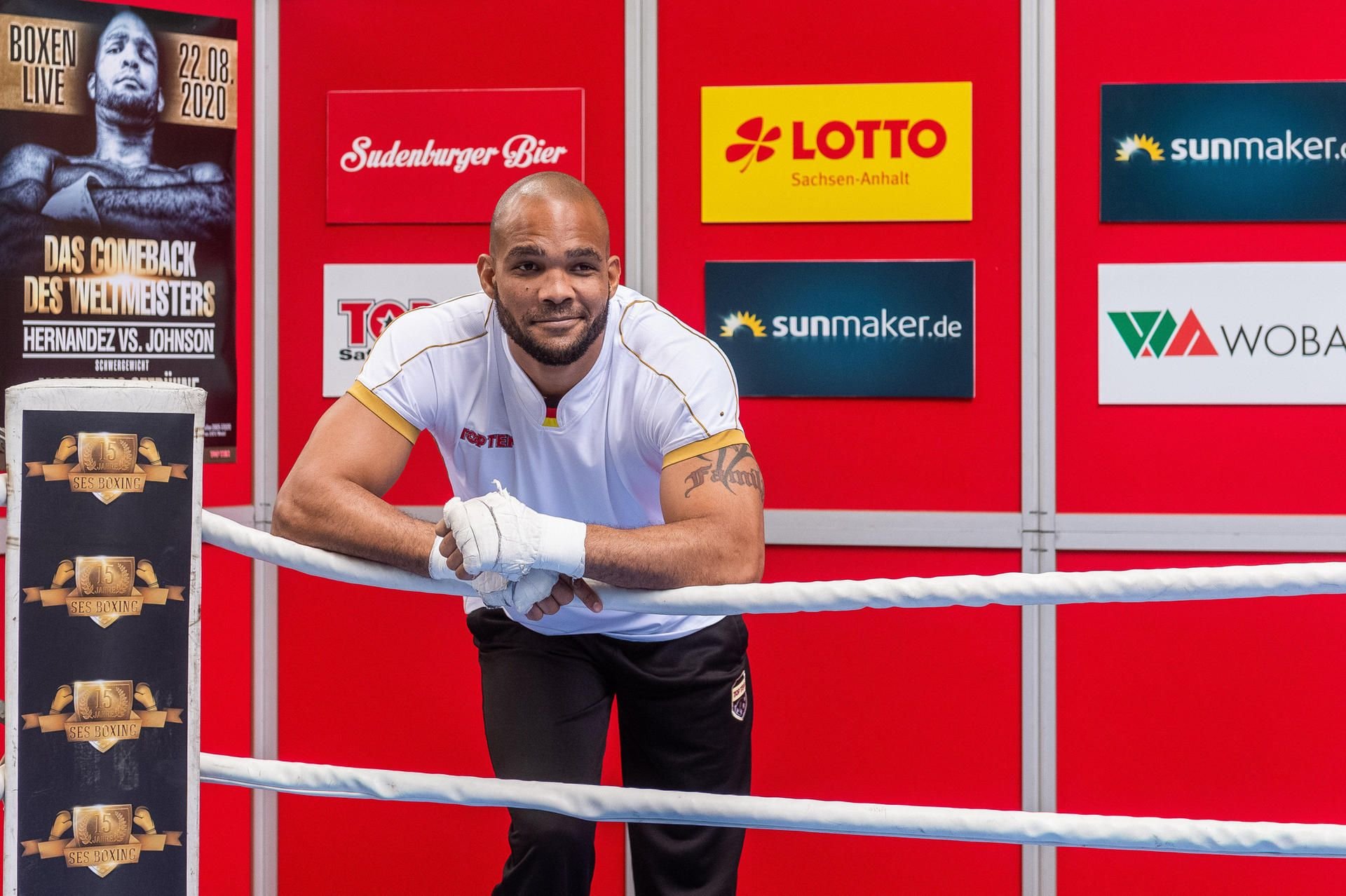 Yoan Pablo Hernandez freut sich auf seinen Comeback-Fight am 22. August in Magdeburg.