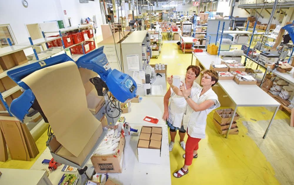 Deutlich mehr Platz: Die Foto-Fun-Abteilung arbeitet jetzt in der Guardianstraße auf einer Fläche von 4.000 Quadratmetern.