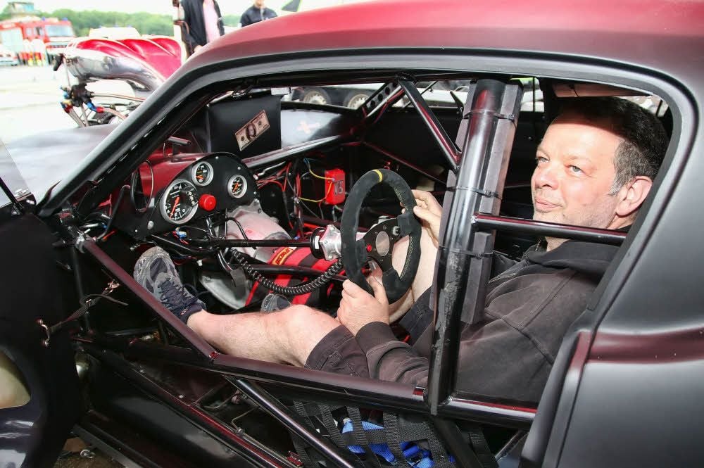 Thomas Günther im 1200 PS starken Rennfahrzeug des GMP-Teams aus Kleinmachnow.