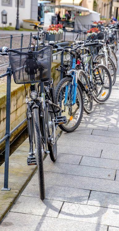 Wittenberg ist eine Radfahrerstadt - wie man sieht.