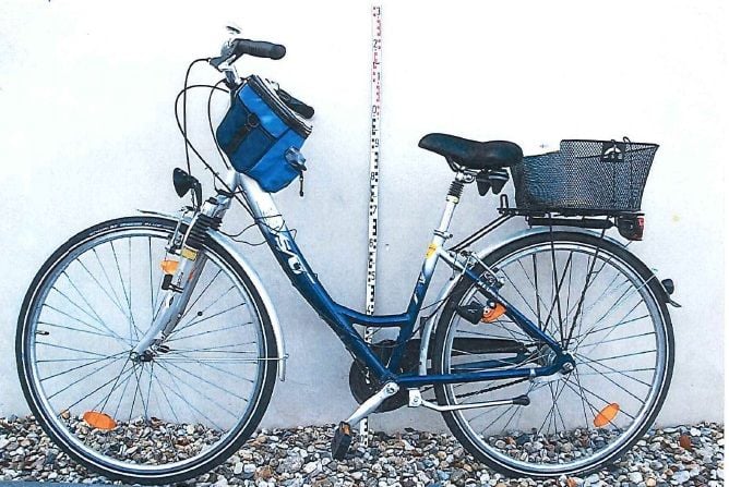 Dieses Damenfahrrad hatte der Mann bei sich.