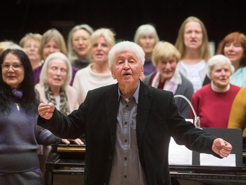 Gotthilf Fischer: Musik ist sein Leben. Foto: Marijan Murat