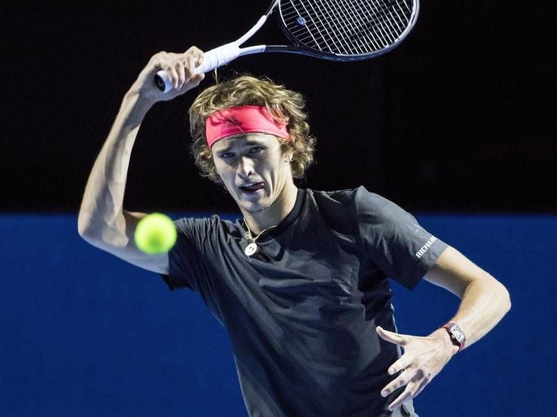 Alexander Zverev scheitert in Basel am Qualifikanten Marius Copil aus Rumänien. Foto: Alexandra Wey/KEYSTONE/