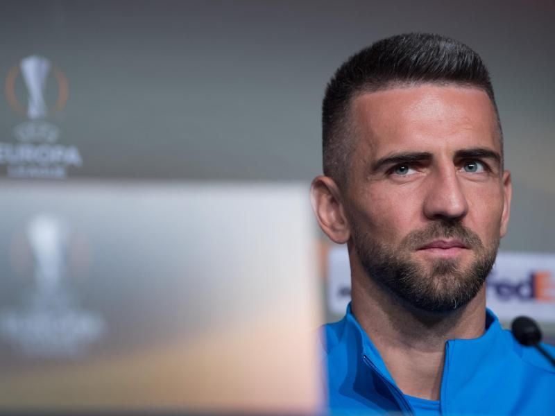 Hertha-Profi Vedad Ibisevic möchte gegen Bilbao seine Torflaute beenden. Foto: Soeren Stache