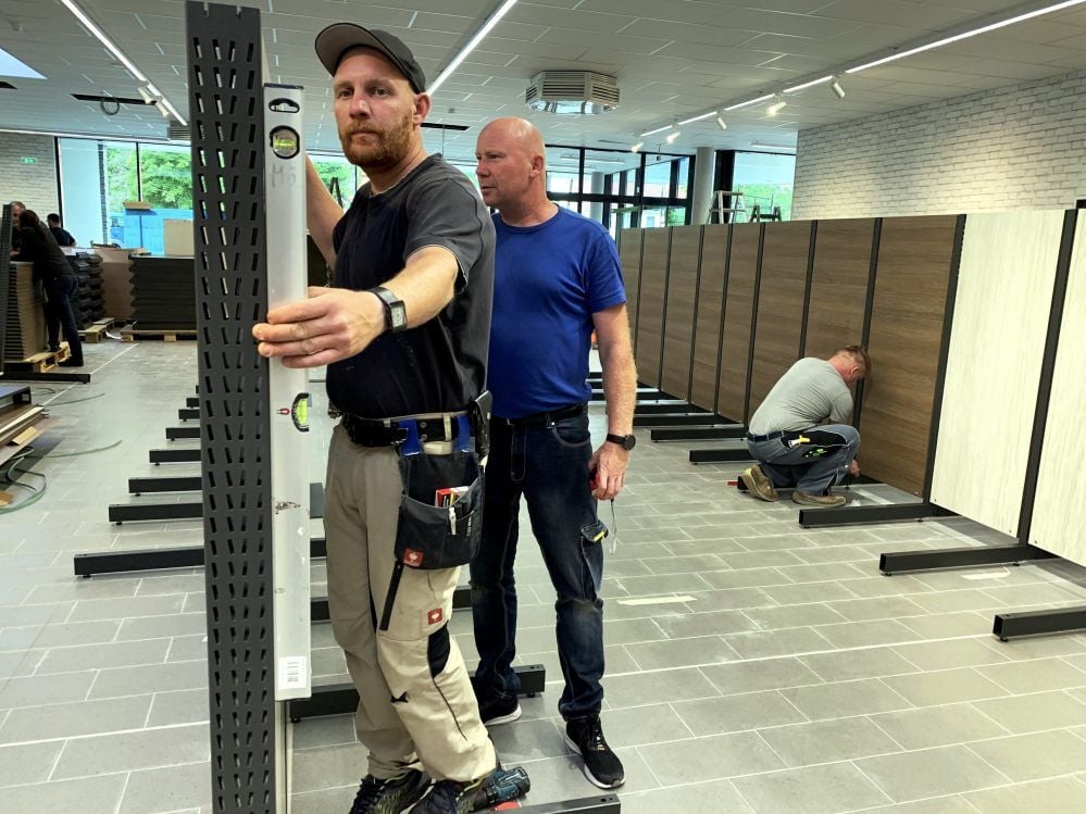 Bei der Einrichtung wird nichts dem Zufall überlassen. Alles läuft nach Plan.