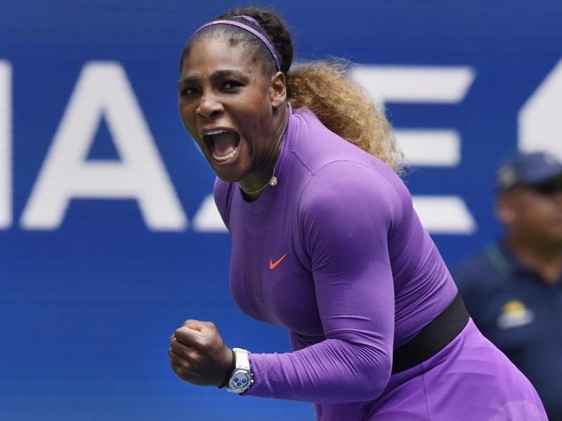 Serena Williams will in New York ihren 24. Grand-Slam-Titel klarmachen. Foto: Sarah Stier/FR171690 AP