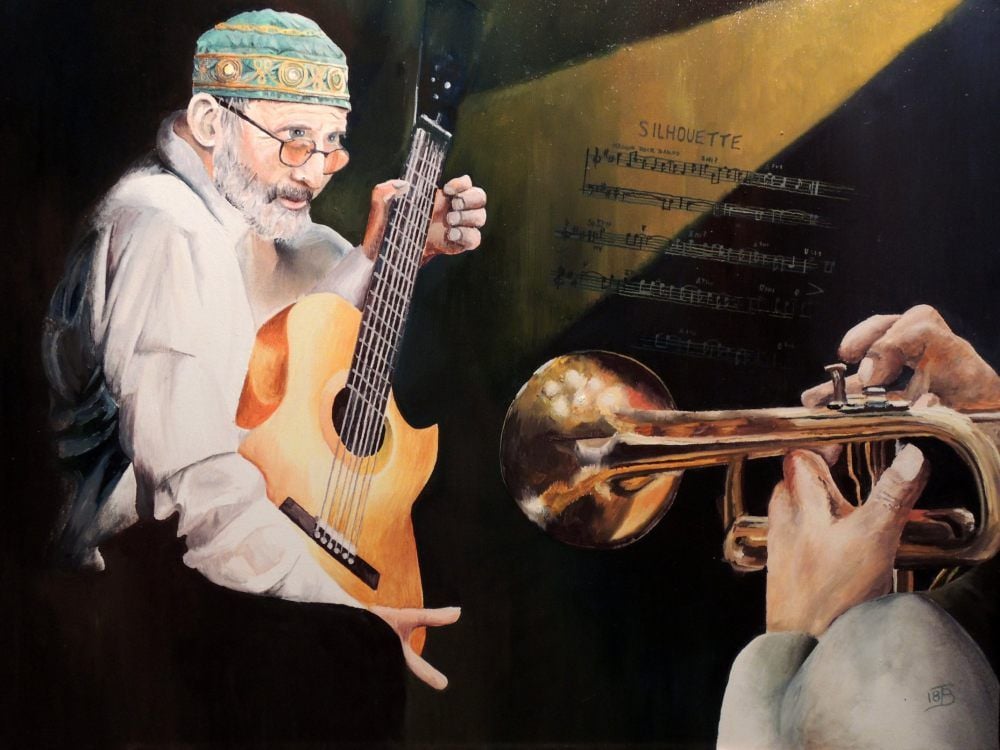 Gemälde "Konzert" von Thomas Burkhardt