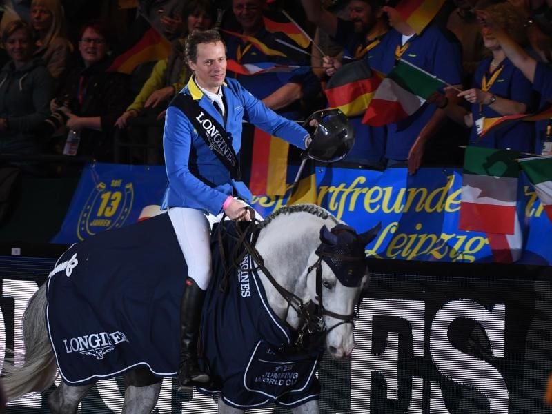 Nach zwei Jahren Pause ist Christian Ahlmann wieder beim CHIO in Aachen dabei. Foto: Hendrik Schmidt