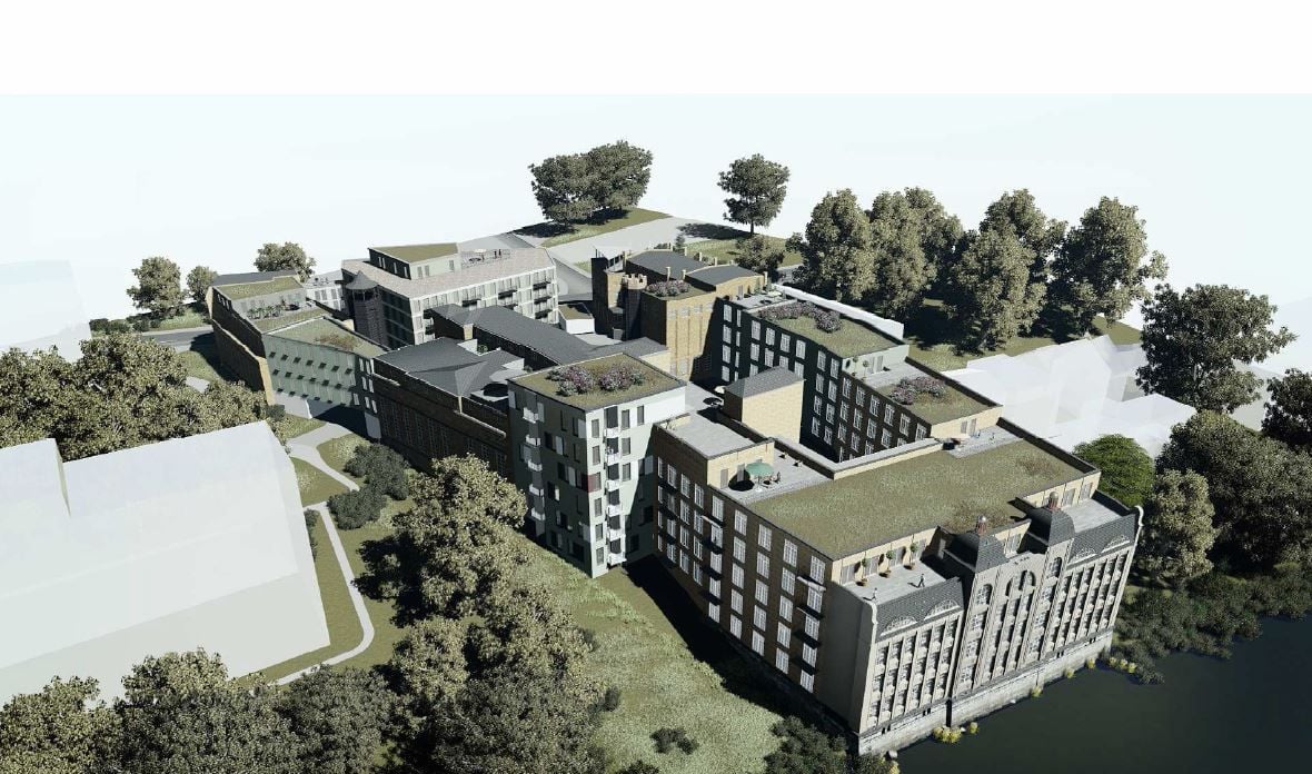 So könnte die alte Freyberg Brauerei in Halle einmal aussehen.
