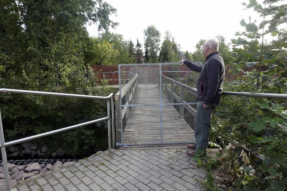 Die marode Brücke in Mehringen wurde gesperrt.