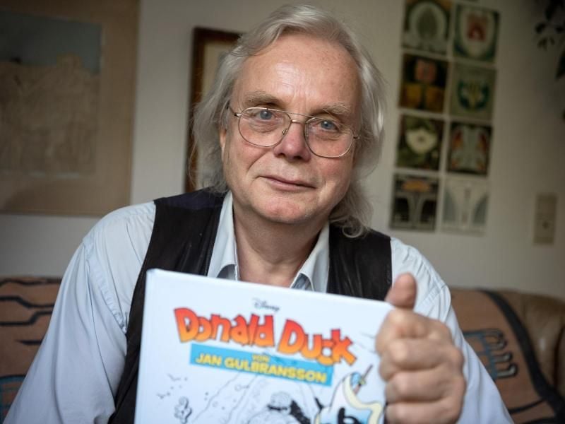 Jan Gulbransson kennt Donald Duck aus dem Effeff. Foto: Sina Schuldt