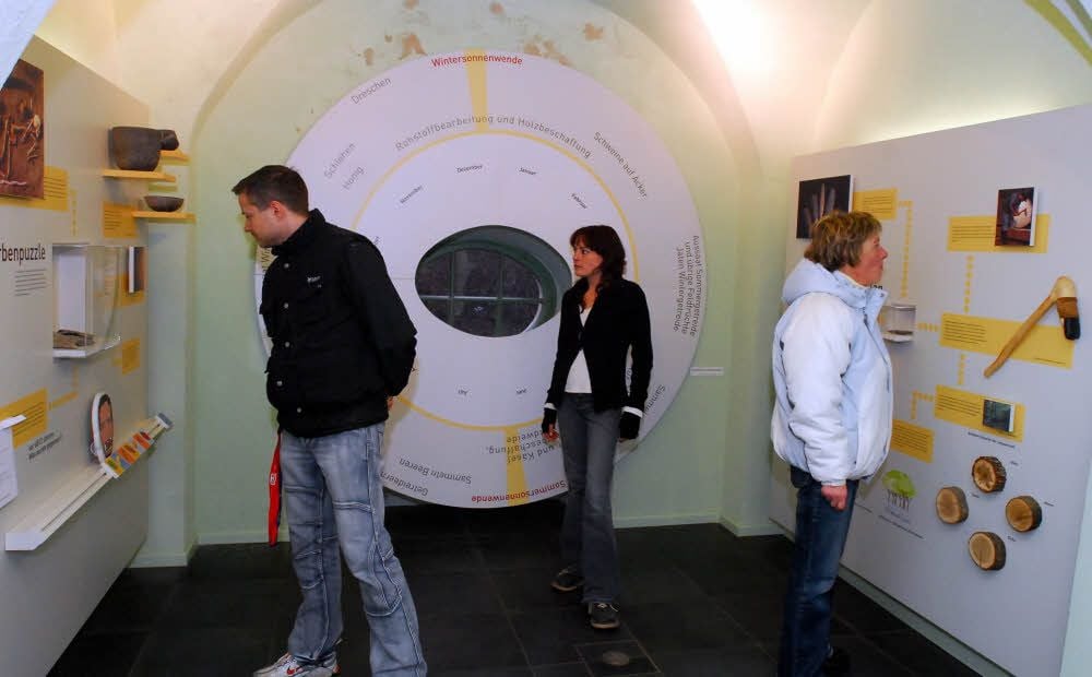 Die Dauerausstellung informiert über die wissenschaftlichen Ergebnisse.