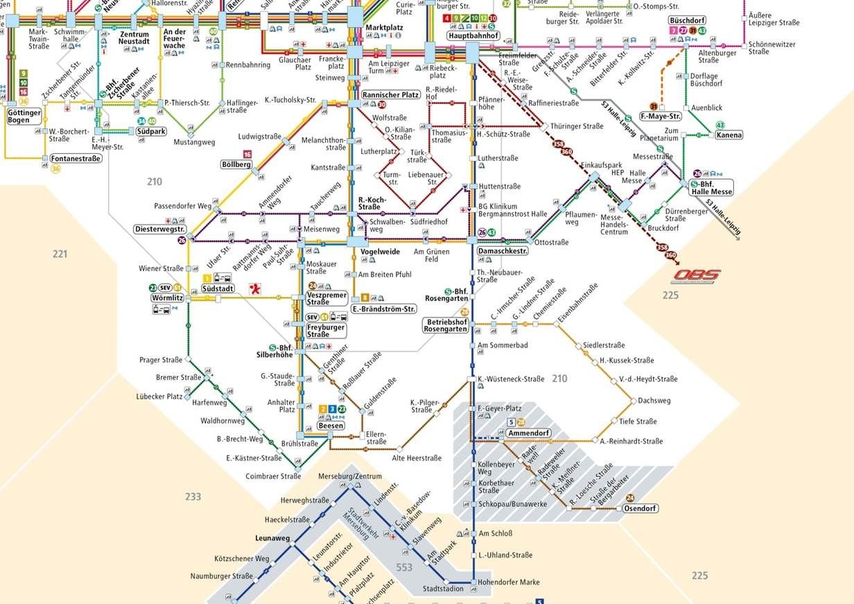 Das neue Bus-Netz ab dem 19. Dezember.