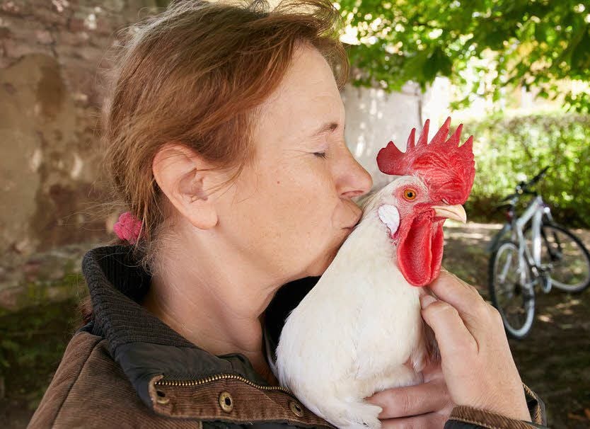 „Meister“ mit seiner Ersatzmutter Petra Schöning