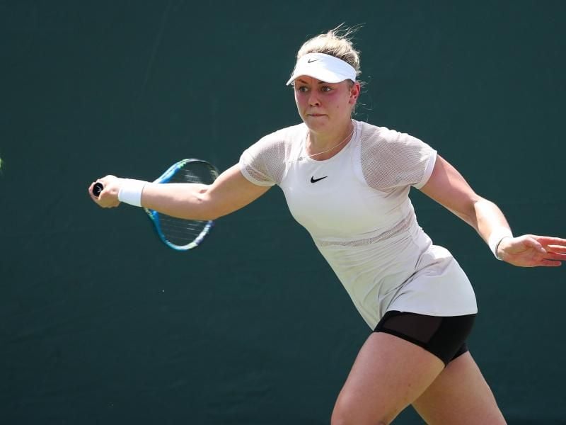 Hat trotz Niederlage das Hauptfeld beim WTA-Turnier in Stuttgart erreich: Carina Witthöft. Foto: Mario Houben