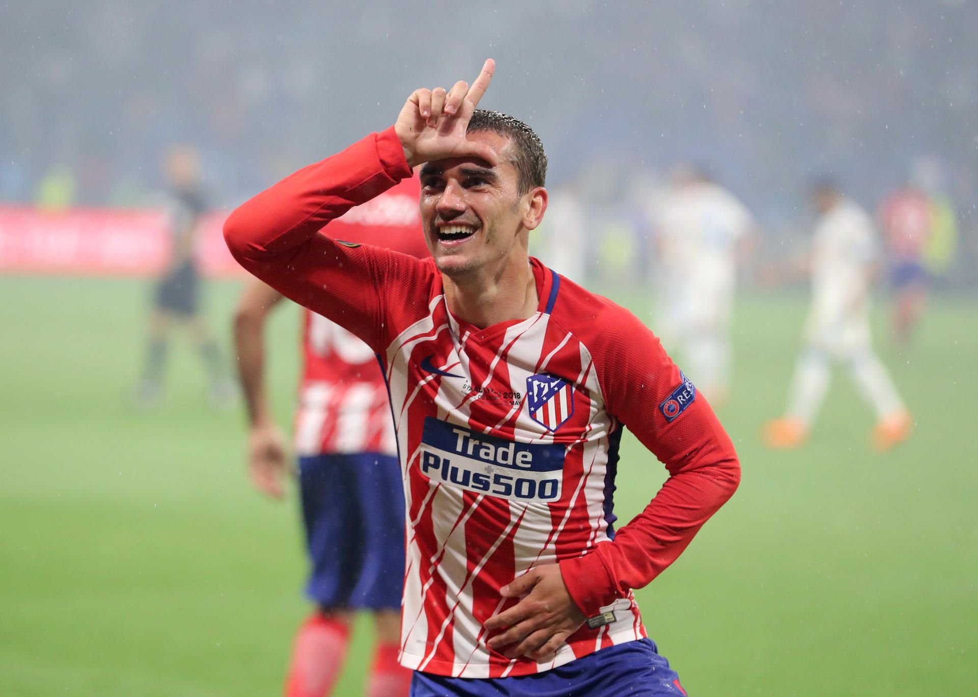 Antoine Griezmann mit seinem Jubel-Tanz aus dem Erfolgs-Computerspiel "Fortnite"