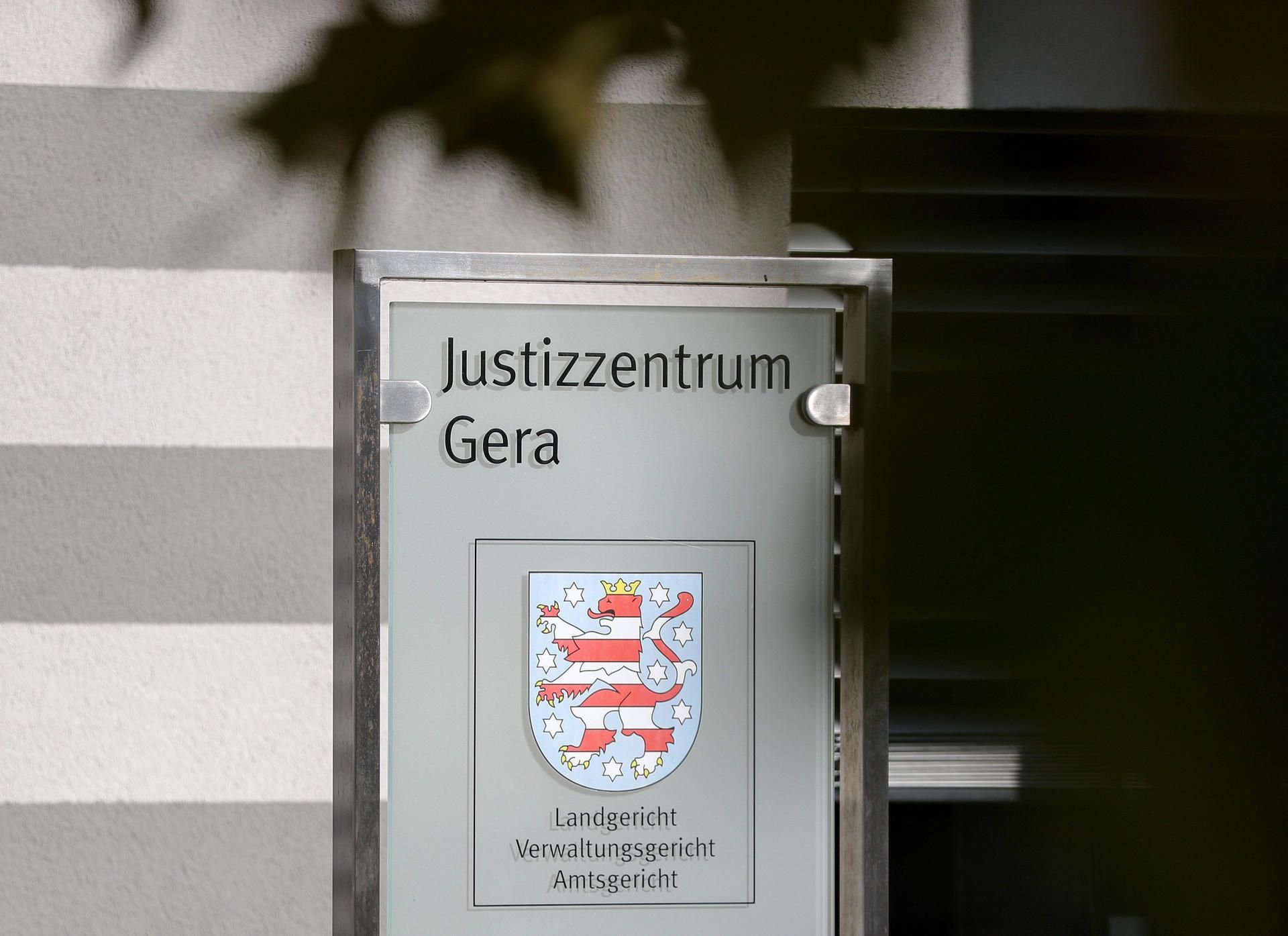 Das Justizzentrum Gera. Hier befinden sich Amtsgericht, Arbeitsgericht, Landgericht, Verwaltungsgericht und die Staatsanwaltschaft.