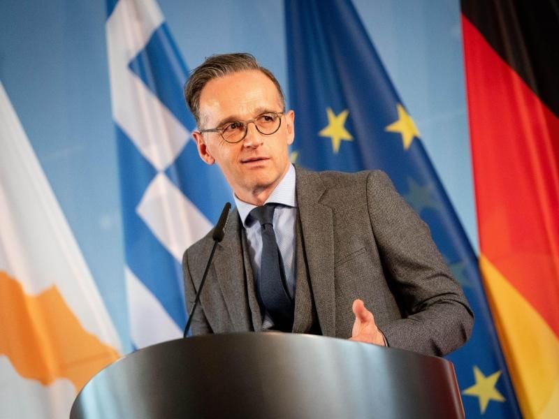 Außenminister Heiko Maas bei einer Pressekonferenz im Auswärtigen Amt. Foto: Kay Nietfeld/dpa