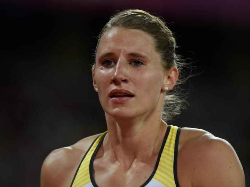 Leichtathletin Carolin Schäfer ist Vize-Weltmeisterin im Siebenkampf. Foto: Rainer Jensen
