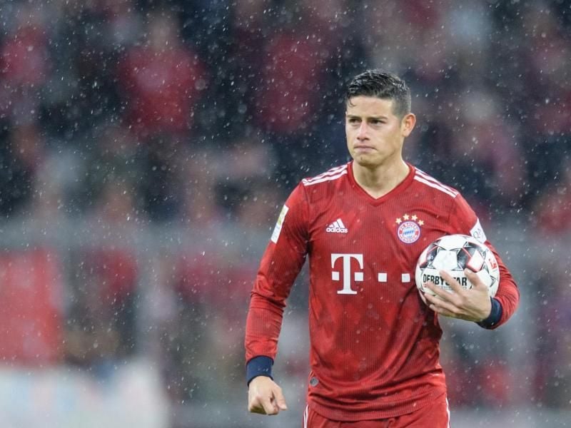 Wohl nicht mehr lange im Bayern-Trikot: James Rodríguez. Foto: Matthias Balk