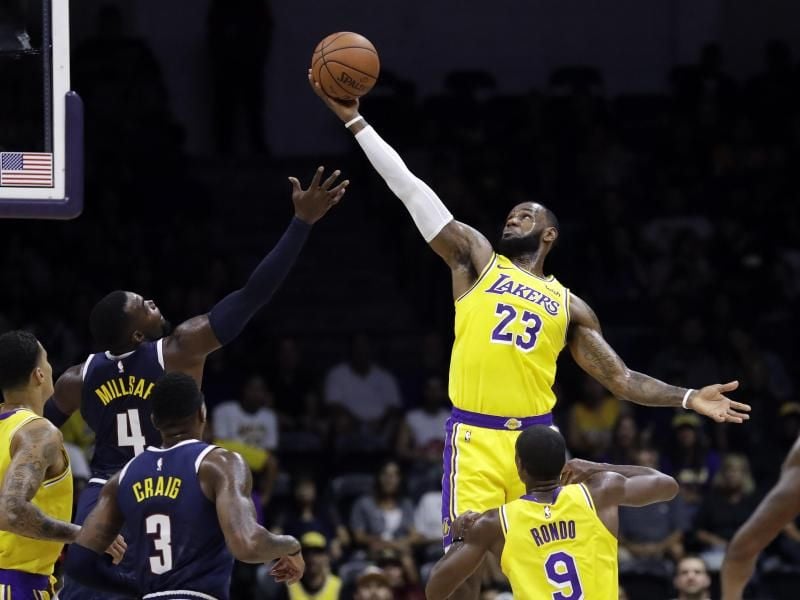 LeBron James will die Traditions-Franchise aus LA wieder nach oben führen. Foto: Gregory Bull/AP