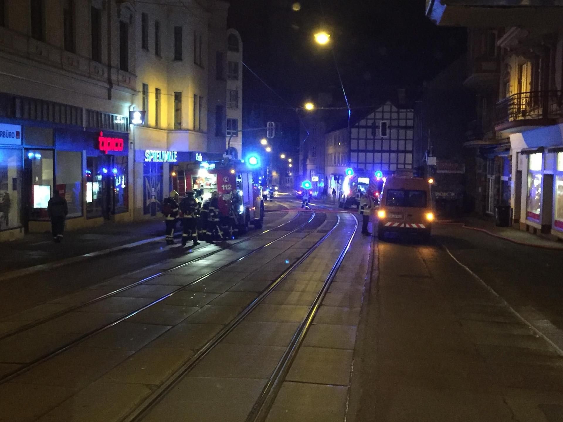 Am frühen Donnerstagmorgen hat es in der Großen Steinstraße in Halle gebrannt.
