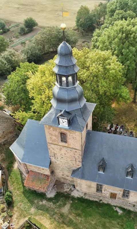 Die Kirche in Riethnordhausen wird am Sonntag geöffnet.