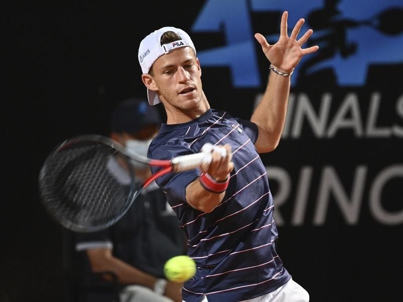 Diego Schwartzman wird nicht in Hamburg aufschlagen. Foto: Alfredo Falcone/LaPresse/dpa