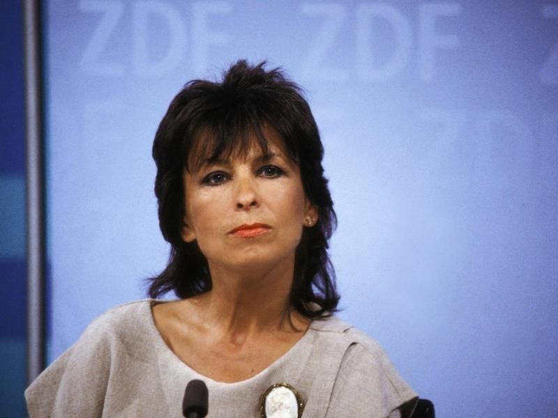 Fernsehmoderatorin Ulrike von Möllendorff (1991). Foto: dpa