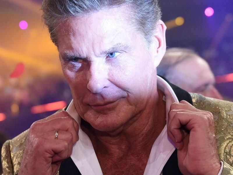 Der Sänger David Hasselhoff ist in den Alpen eingeschneit. Foto: Henning Kaiser