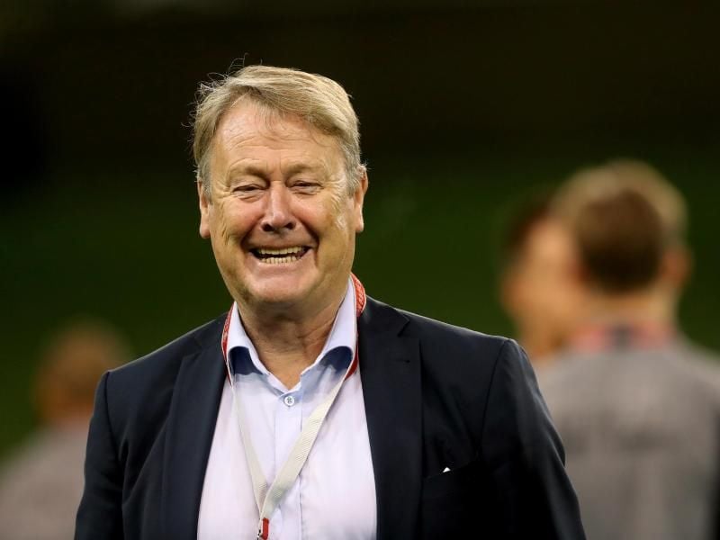 Dänemarks Trainer Age Hareide kritisiert WM-Gegner Frankreich heftig. Foto: Niall Carson/PA Wire