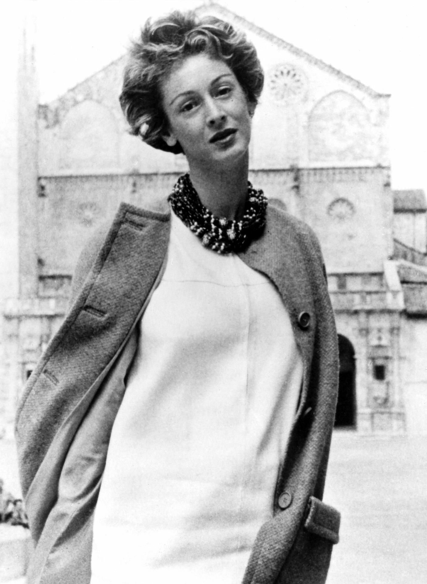 Marella Agnelli auf einer Fotografie aus den 1950er Jahren