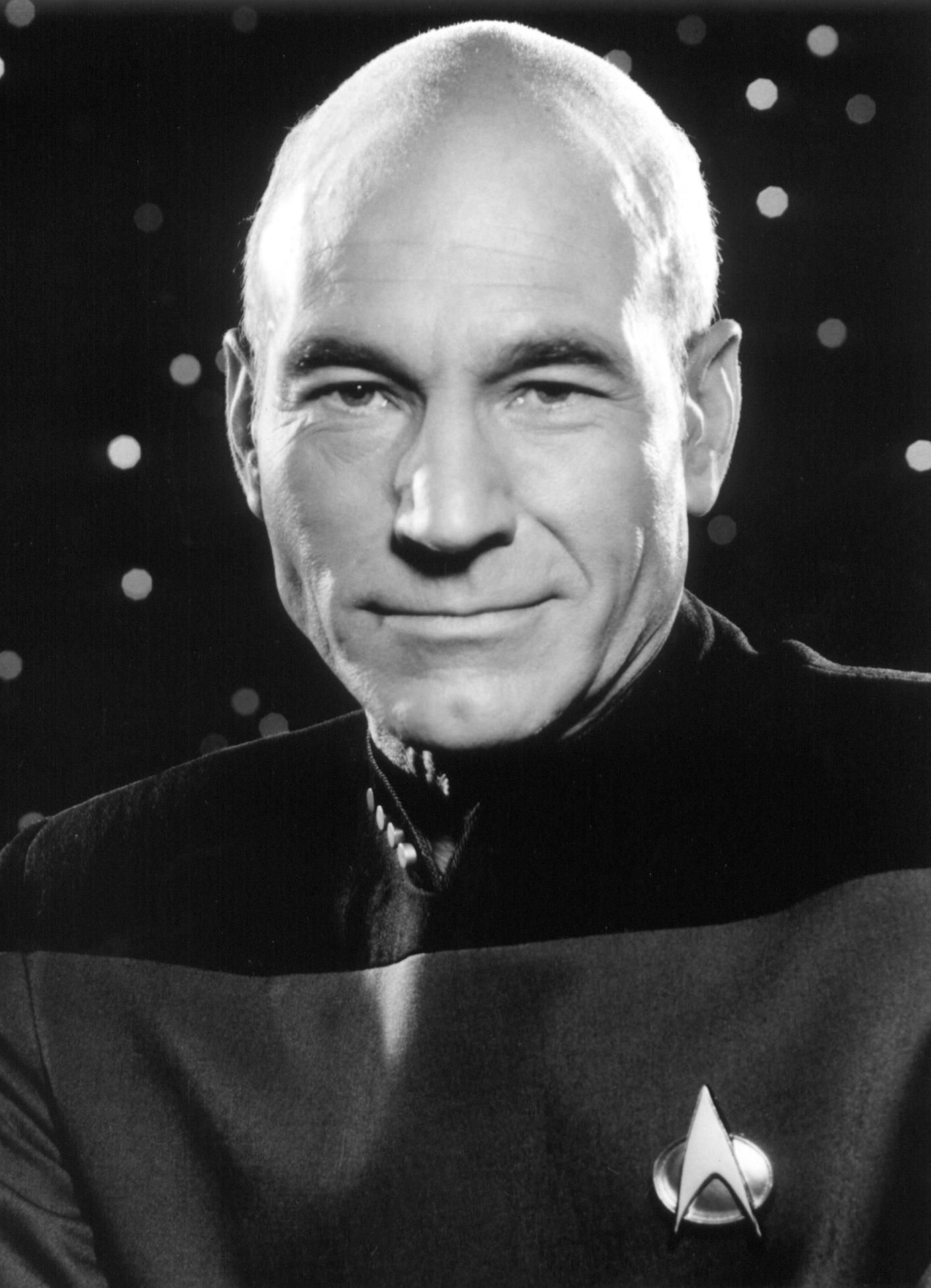 Patrick Stewart in „Star Trek“