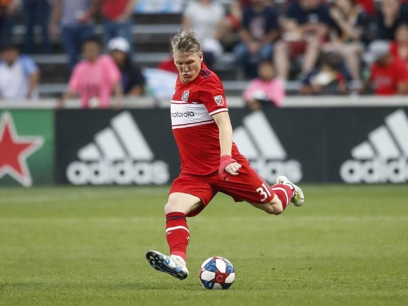 Bastian Schweinsteiger spielt seit 2017 in der Major League Soccer bei Chicago Fire. Foto: Kamil Krzaczynski/AP