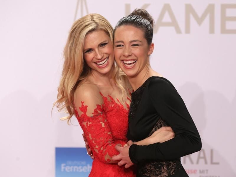 Michelle Hunziker versteht sich prima mit ihrer Tochter Aurora. Foto: Axel Heimken