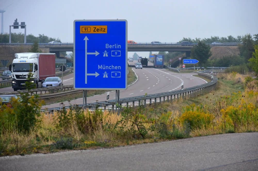 Unmittelbar an der Autobahn-Anschlussstelle Weißenfels will die Stadt ein Industriegebiet entwickeln.